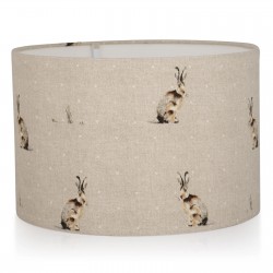 Handmade Fryetts Hartley Hare Drum Lampshade